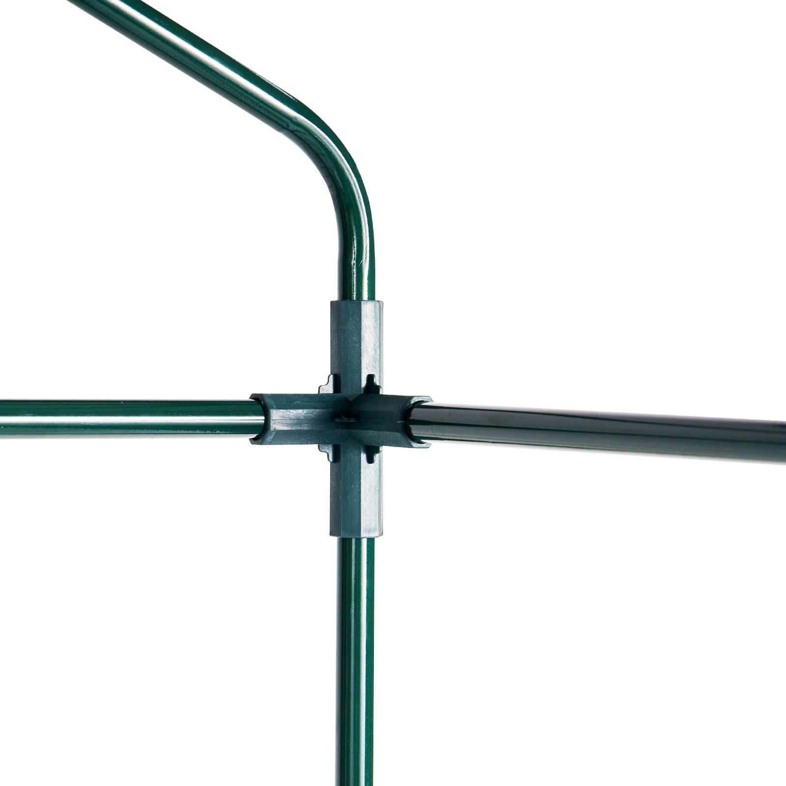 Walk-in Green House, 4.6 X 2.4 X 6.7 Ft, Greenhouse With Shelves, High Strength PE Cover With Doors, Windows And Steel Frame, Set Up In Minutes, For Planting And Storage_maomaolike.com